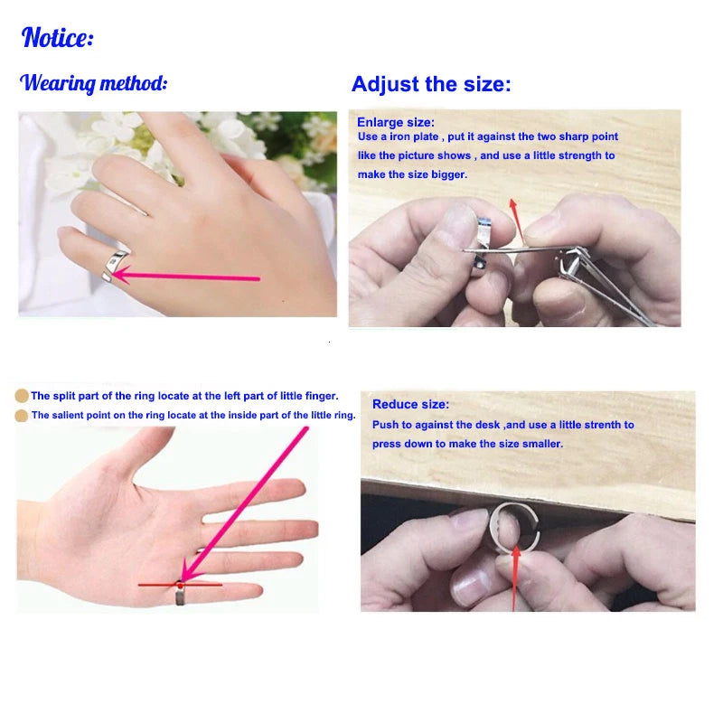 Anti Snore Sleep Ring – Magnetic Therapy Acupressure Snoring Device: