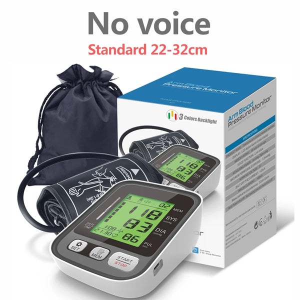 KIUZOU Upper Arm Blood Pressure Monitor – Automatic Digital BP Machine with Large Display & Adjustable Cuff