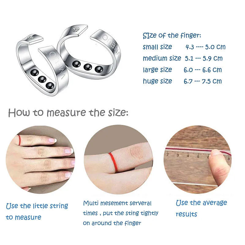 Anti Snore Sleep Ring – Magnetic Therapy Acupressure Snoring Device: