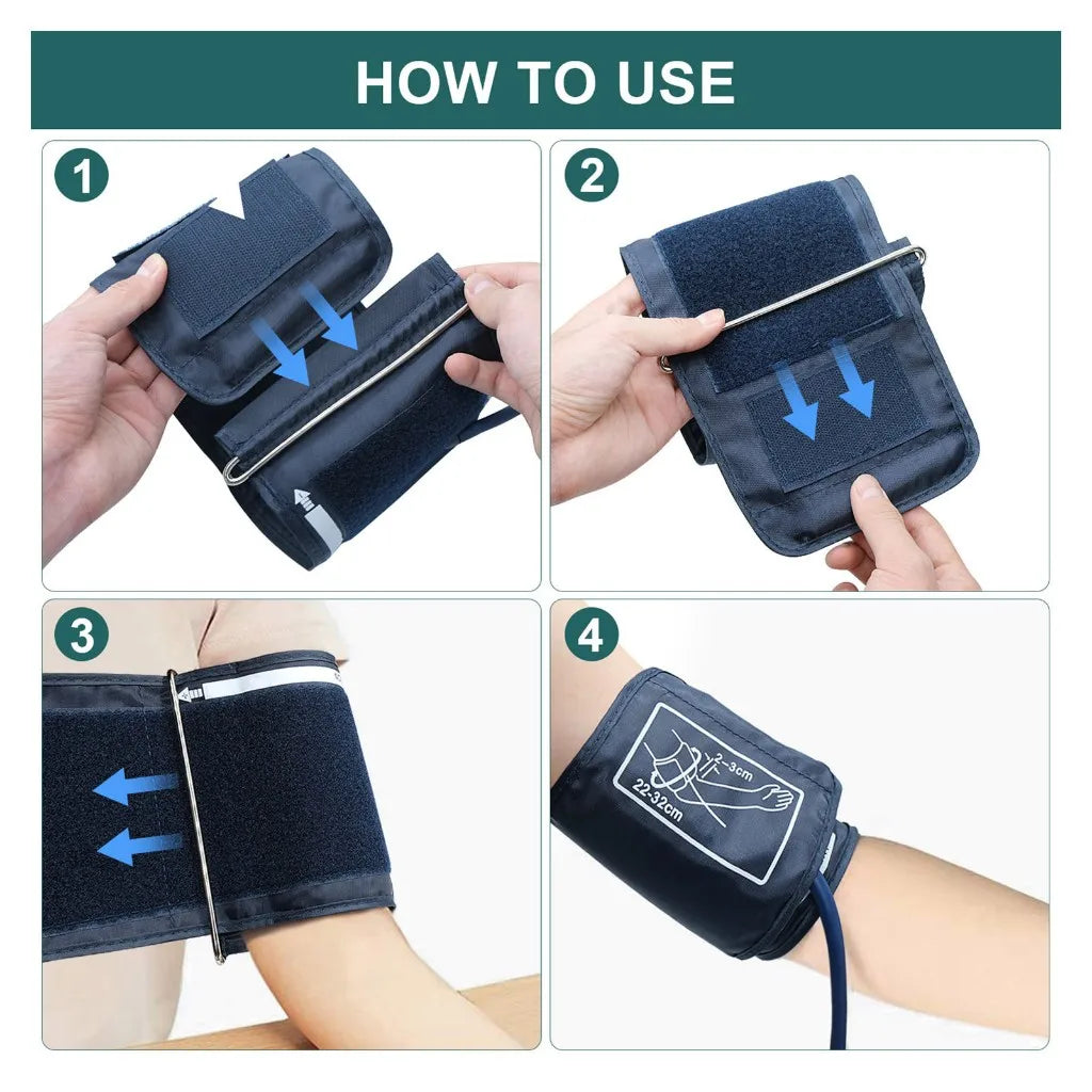 Spanish, English, Portuguese, Russian, No Voice-Digital Arm Blood Pressure Monitor