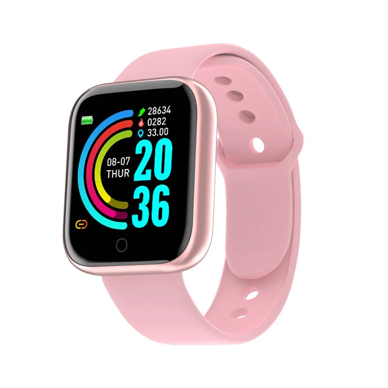 Y68 D20 Smart Watch – Phone, Music & Health Tracker for Men & Women