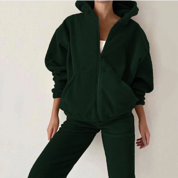 Women’s 2-Piece Loose Sports Sweater & Pants Set