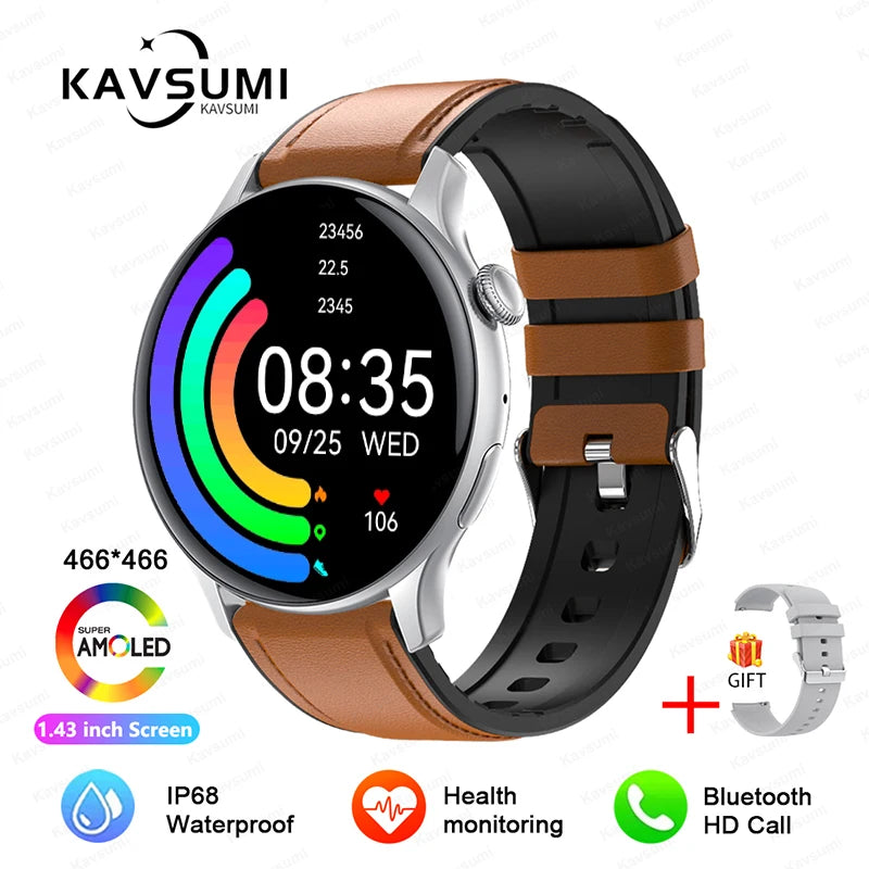 2024 NFC Smartwatch for Women – GPS, Voice & Health Tracker