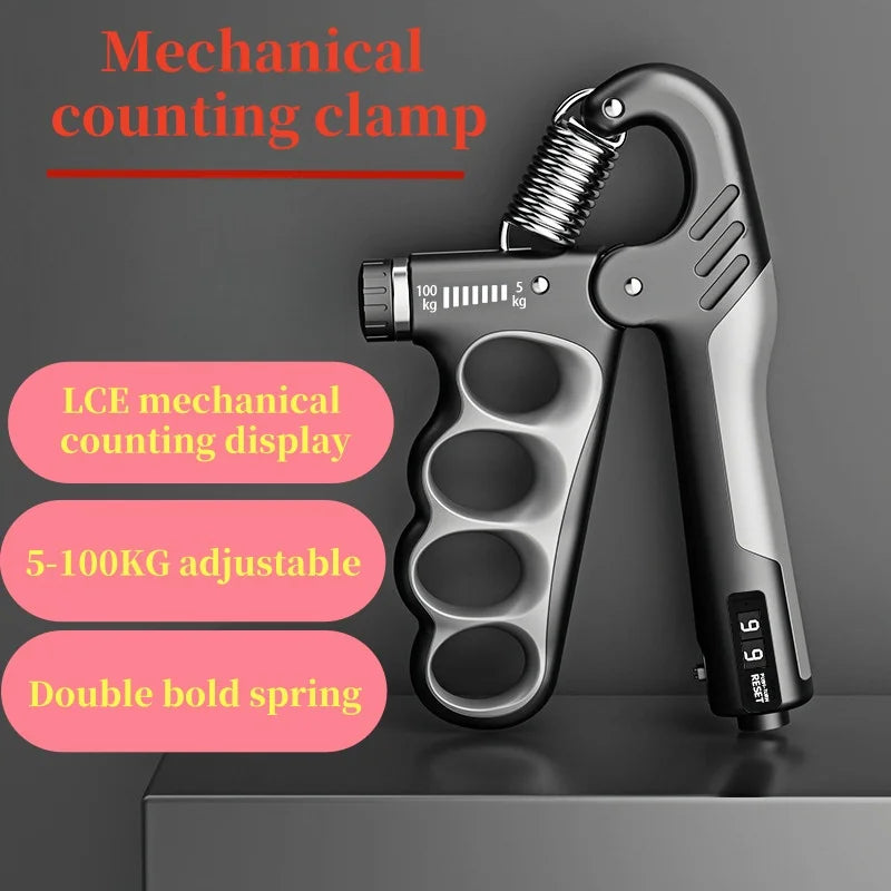 5-100kg Grip Strength Gym Wrist Expander Hand Strengthener
