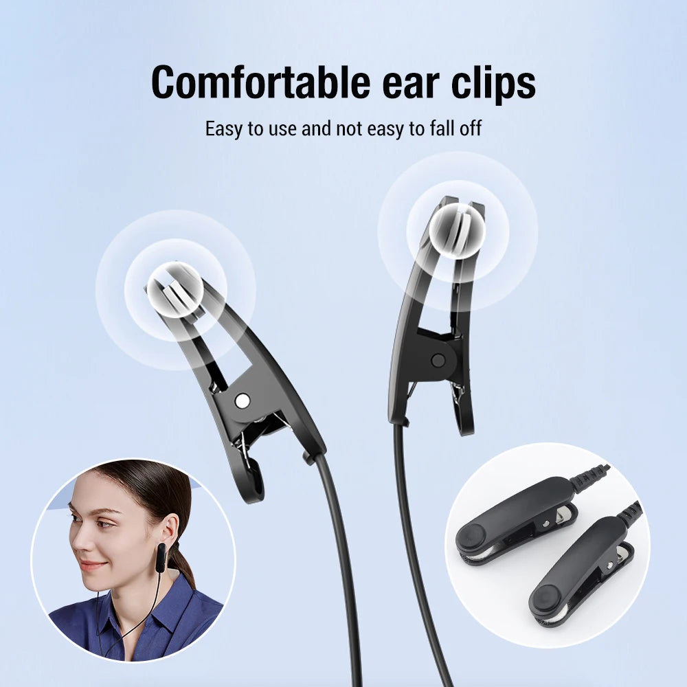 CES Fast Sleep Aid Ear Clip-Type Insomnia Electrotherapy Device: