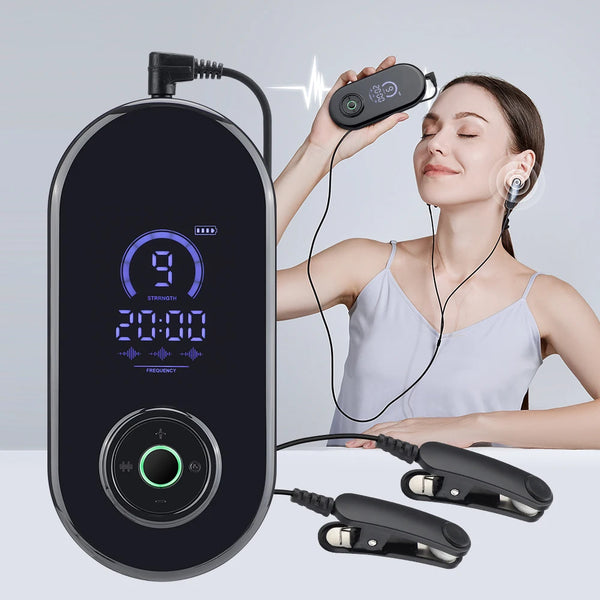 CES Fast Sleep Aid Ear Clip-Type Insomnia Electrotherapy Device: