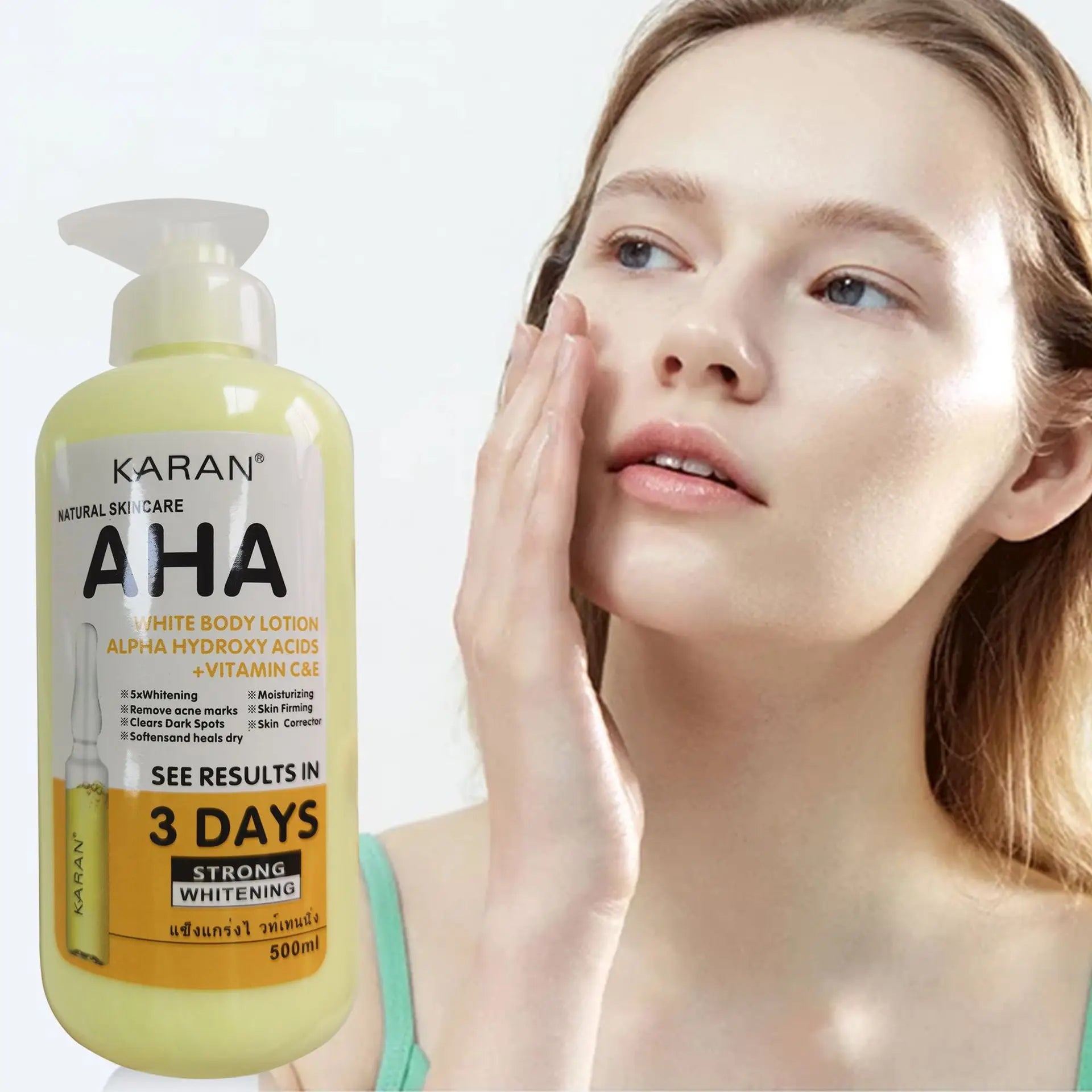 500ml Whitening Body Cream with Vitamin C&E