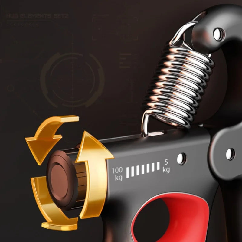 5-100kg Grip Strength Gym Wrist Expander Hand Strengthener