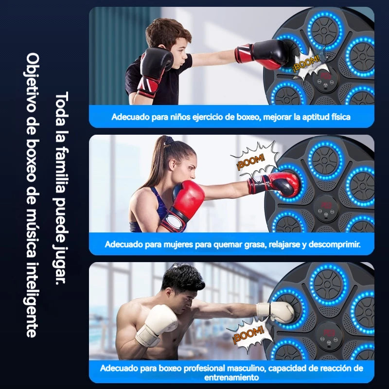 New Music Boxing Machine Smart Bluetooth Wall Mounted Music Boxing Trainer