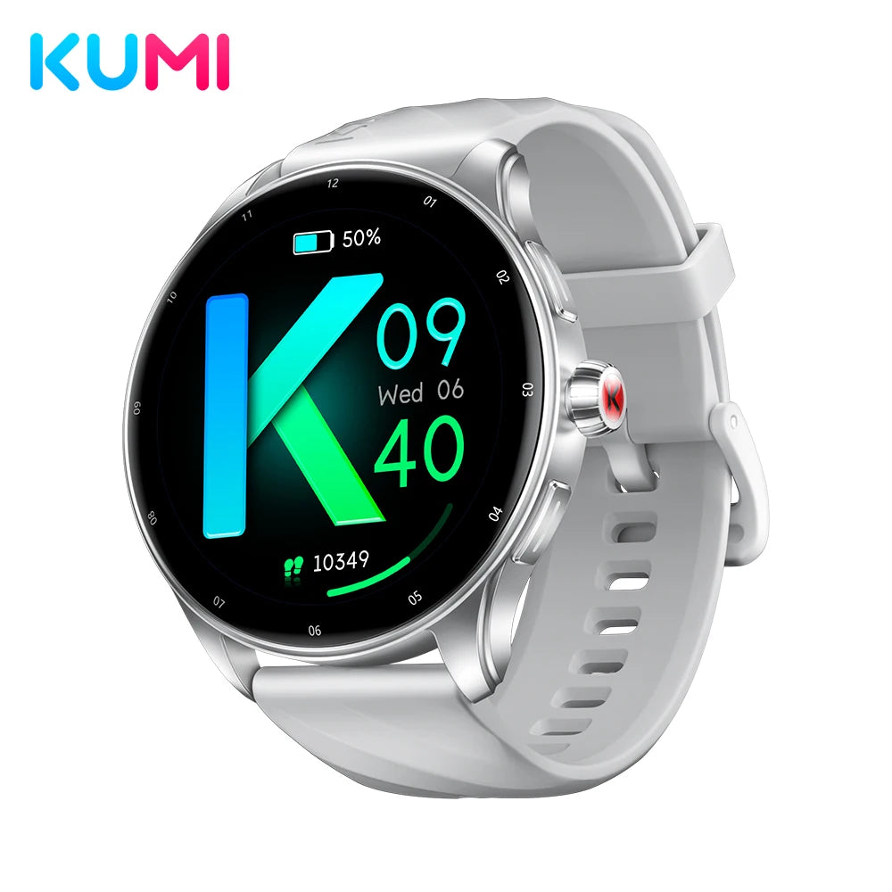 KUMI GW5 Pro Smartwatch – 1.43" AMOLED, Waterproof, Bluetooth Call