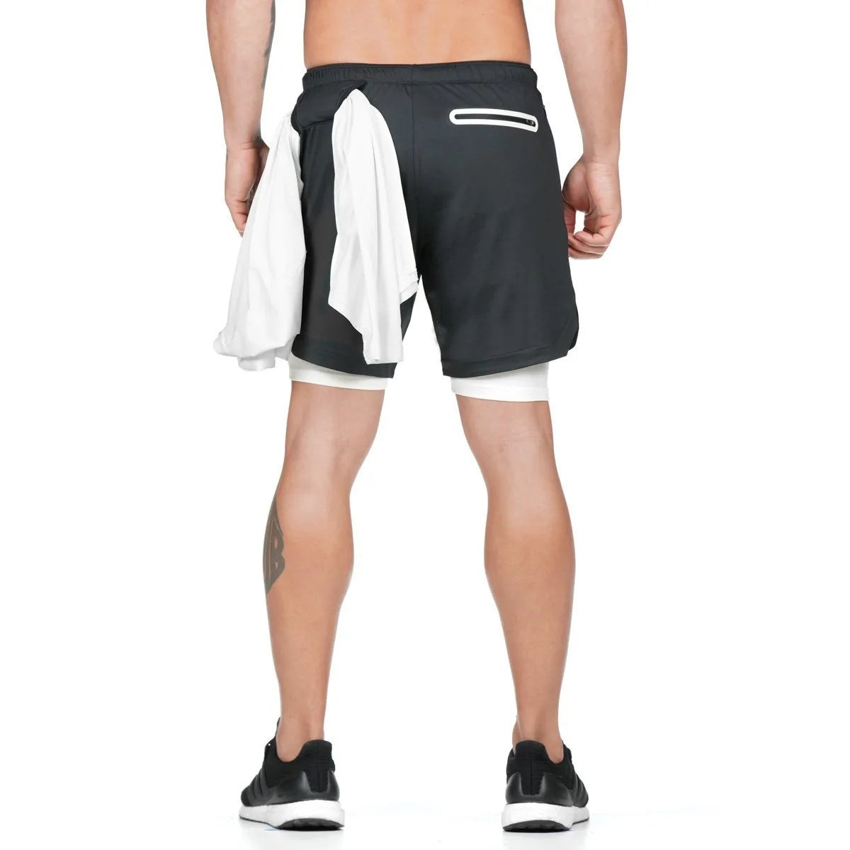 Camo Running Shorts Men – 2-in-1 Quick Dry Workout Shorts