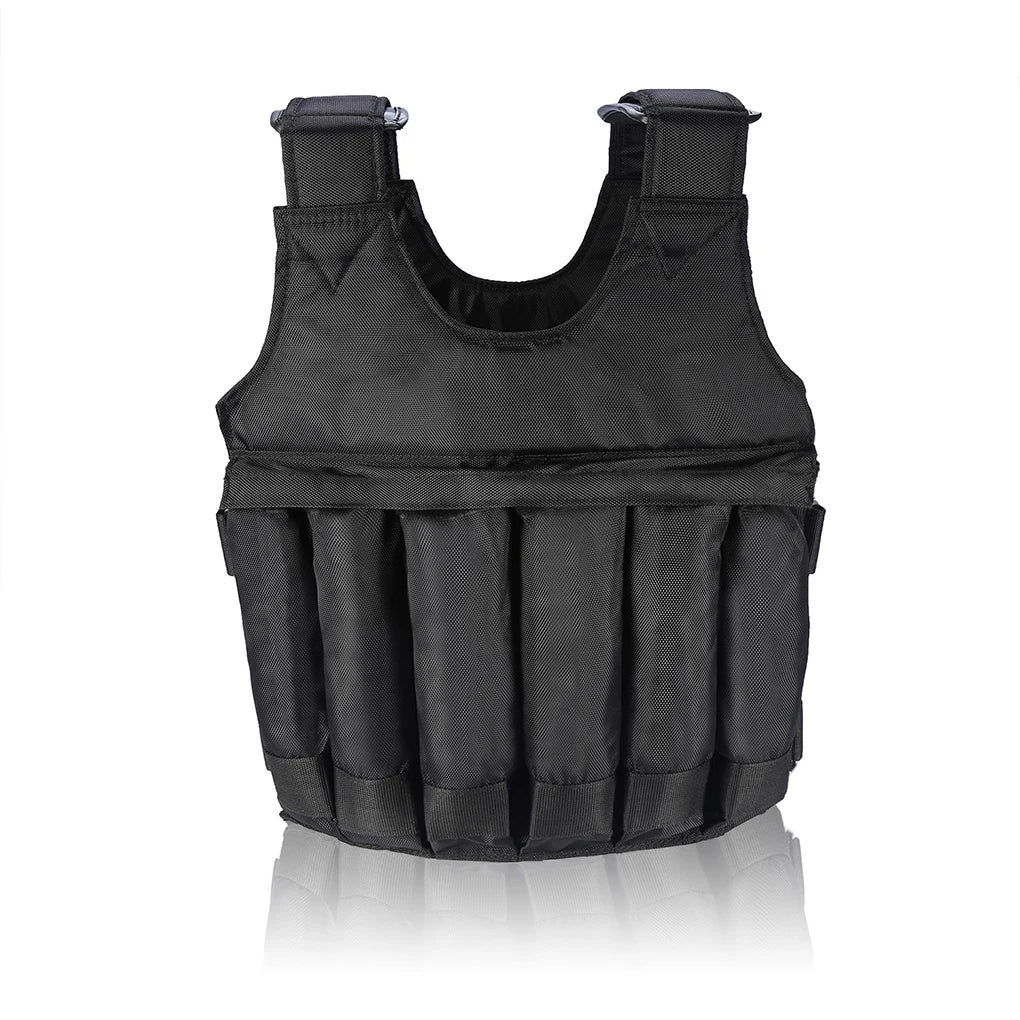 2025 New 1-20kg Women Men Fitness Sports Weighted Vest Adjustable Workout Exercise Training Weight Bearing Clothes