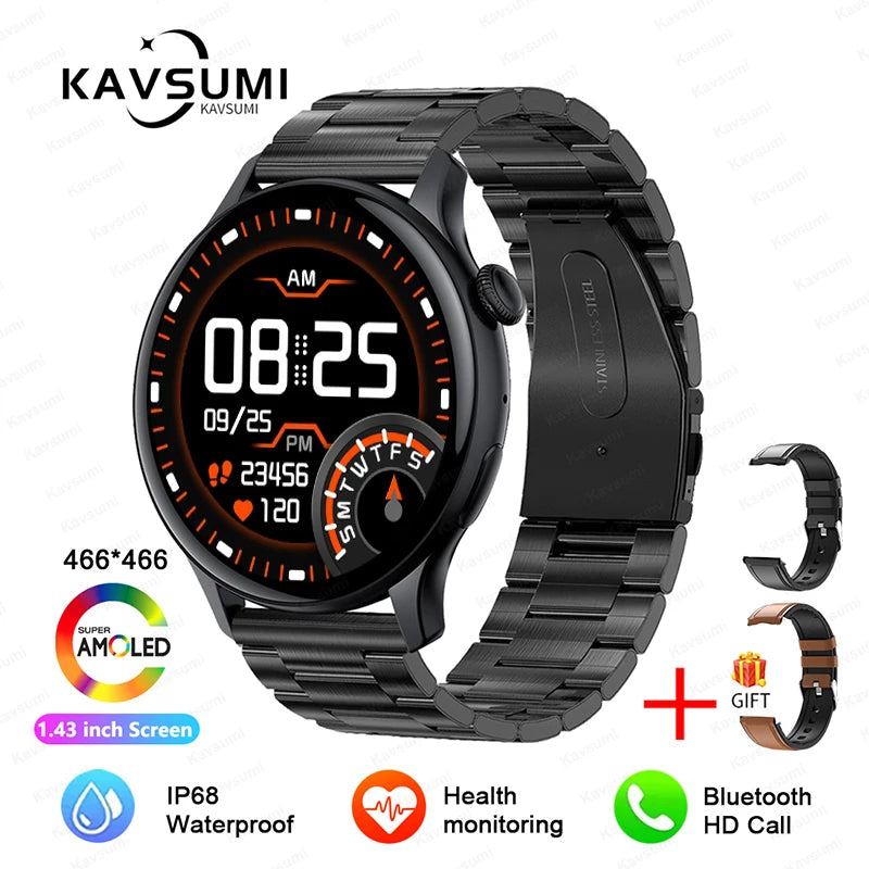 2024 NFC Smartwatch for Women – GPS, Voice & Health Tracker