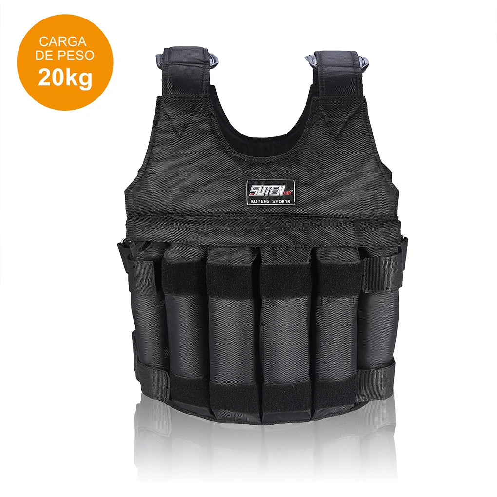 2025 New 1-20kg Women Men Fitness Sports Weighted Vest Adjustable Workout Exercise Training Weight Bearing Clothes