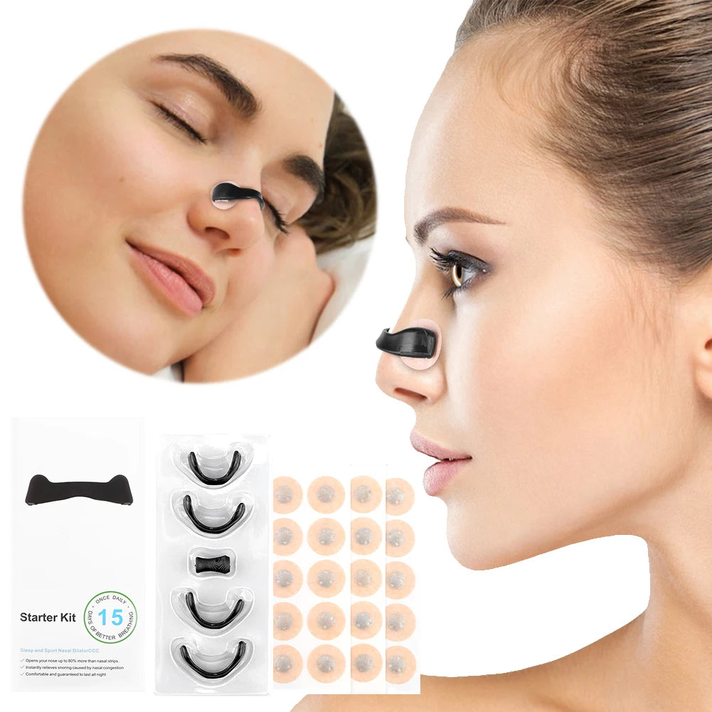 15 Pairs Magnetic Nasal Strips – Anti Snoring, Airflow Boost, Sleep Aid Breathing Dilators for Nighttime Use