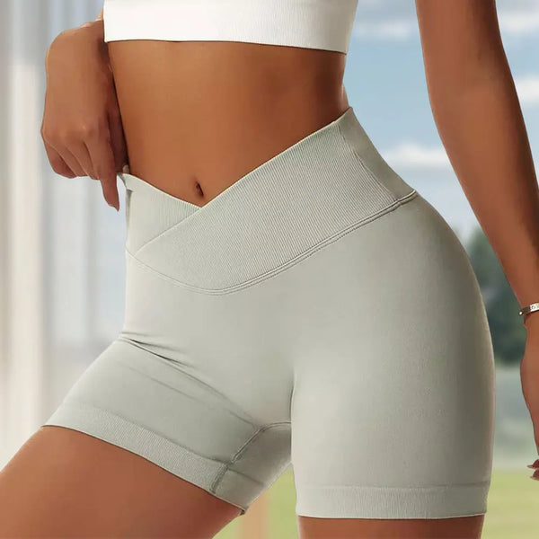Women’s High-Waisted Tummy Control Workout Shorts