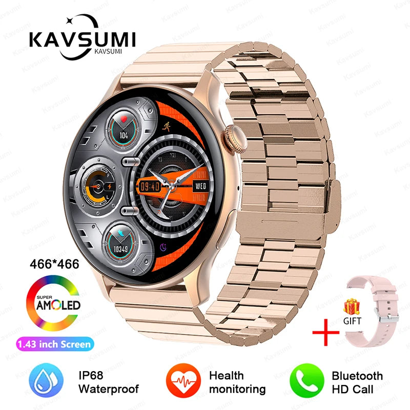 2024 NFC Smartwatch for Women – GPS, Voice & Health Tracker