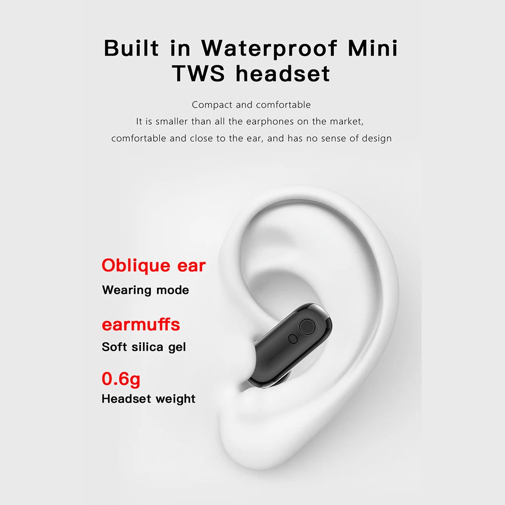 GEJIAN X7 Smartwatch & TWS Bluetooth Headset Combo