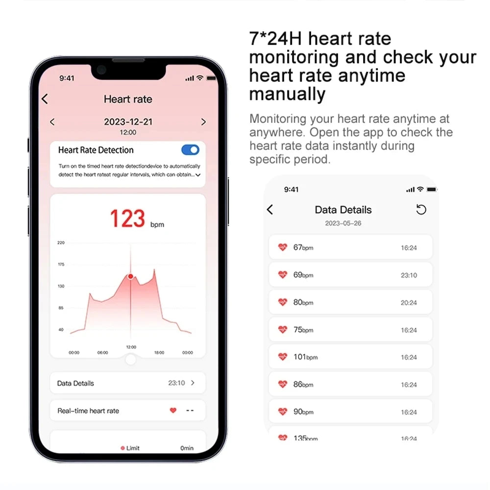 Smart Ring for Huawei, Xiaomi, Samsung – Titanium Steel, Health Monitor