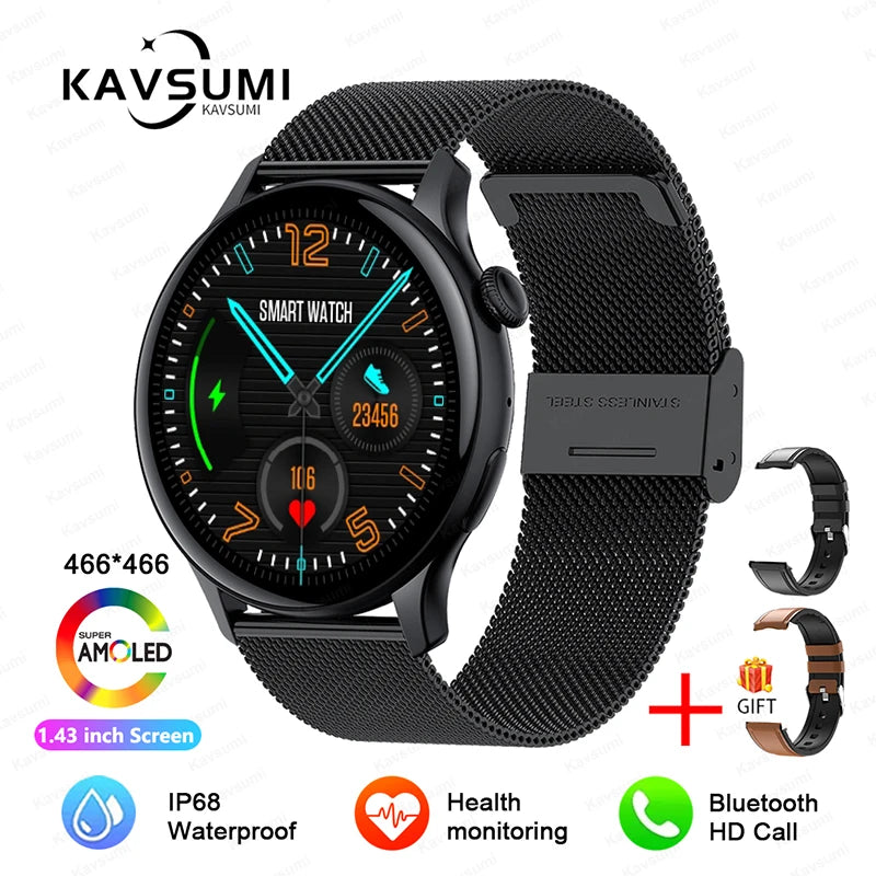 2024 NFC Smartwatch for Women – GPS, Voice & Health Tracker