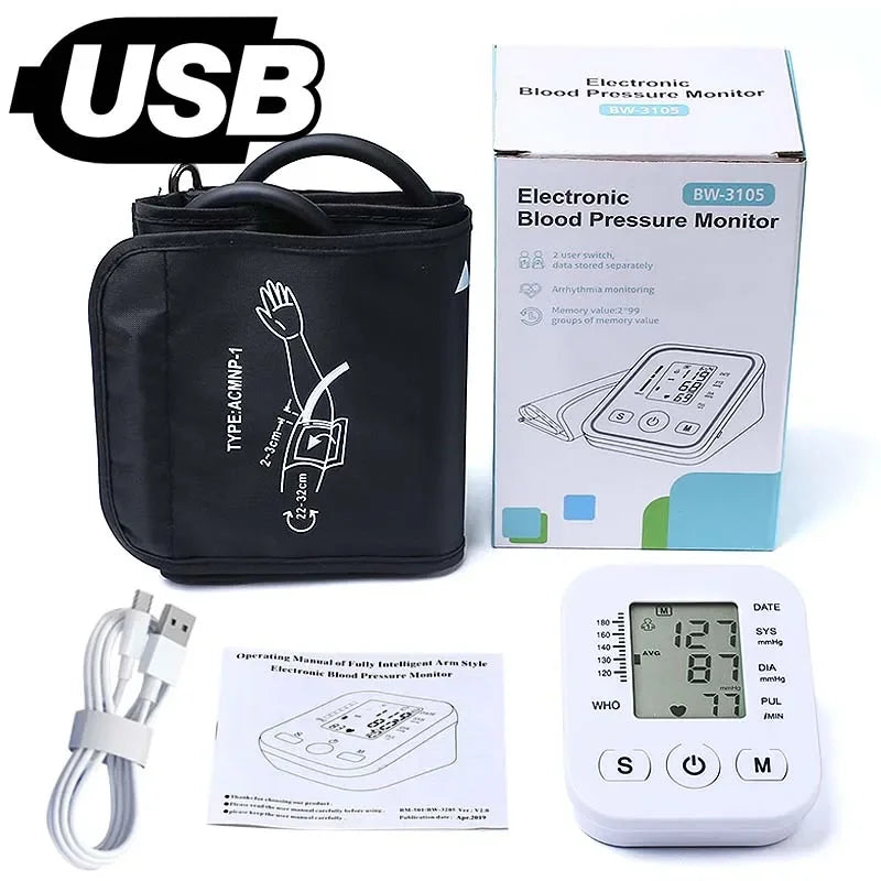 Portable Digital Tonometer & Blood Pressure Monitor