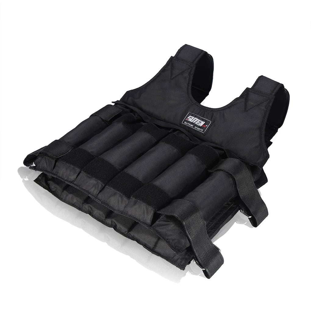 2025 New 1-20kg Women Men Fitness Sports Weighted Vest Adjustable Workout Exercise Training Weight Bearing Clothes