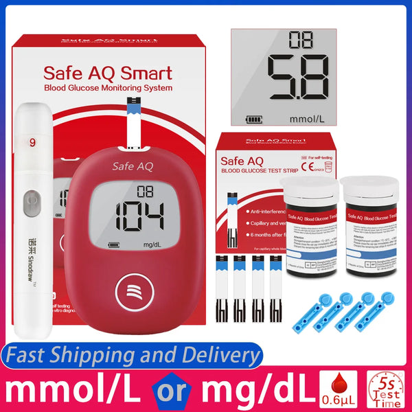 Safe AQ Blood Glucose Meter Kit – Complete Diabetes Monitoring Solution