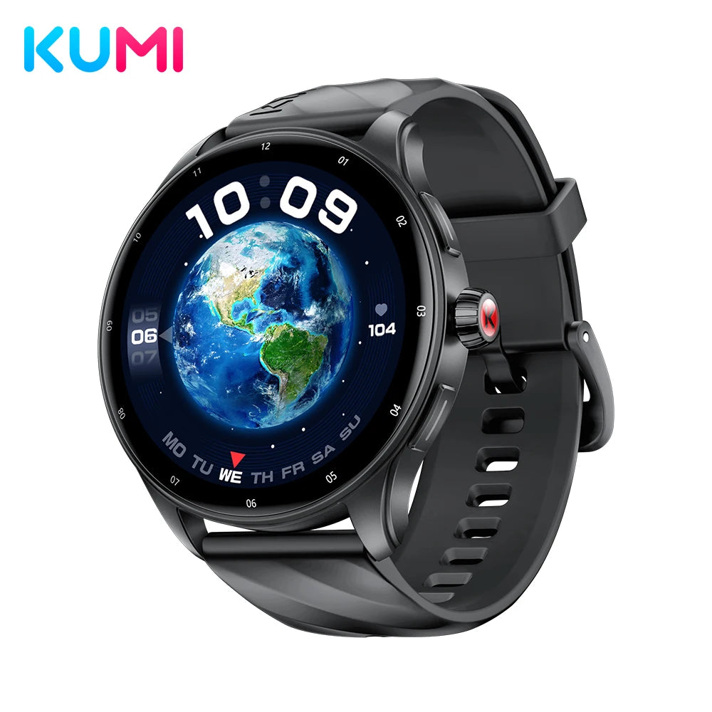 KUMI GW5 Pro Smartwatch – 1.43" AMOLED, Waterproof, Bluetooth Call