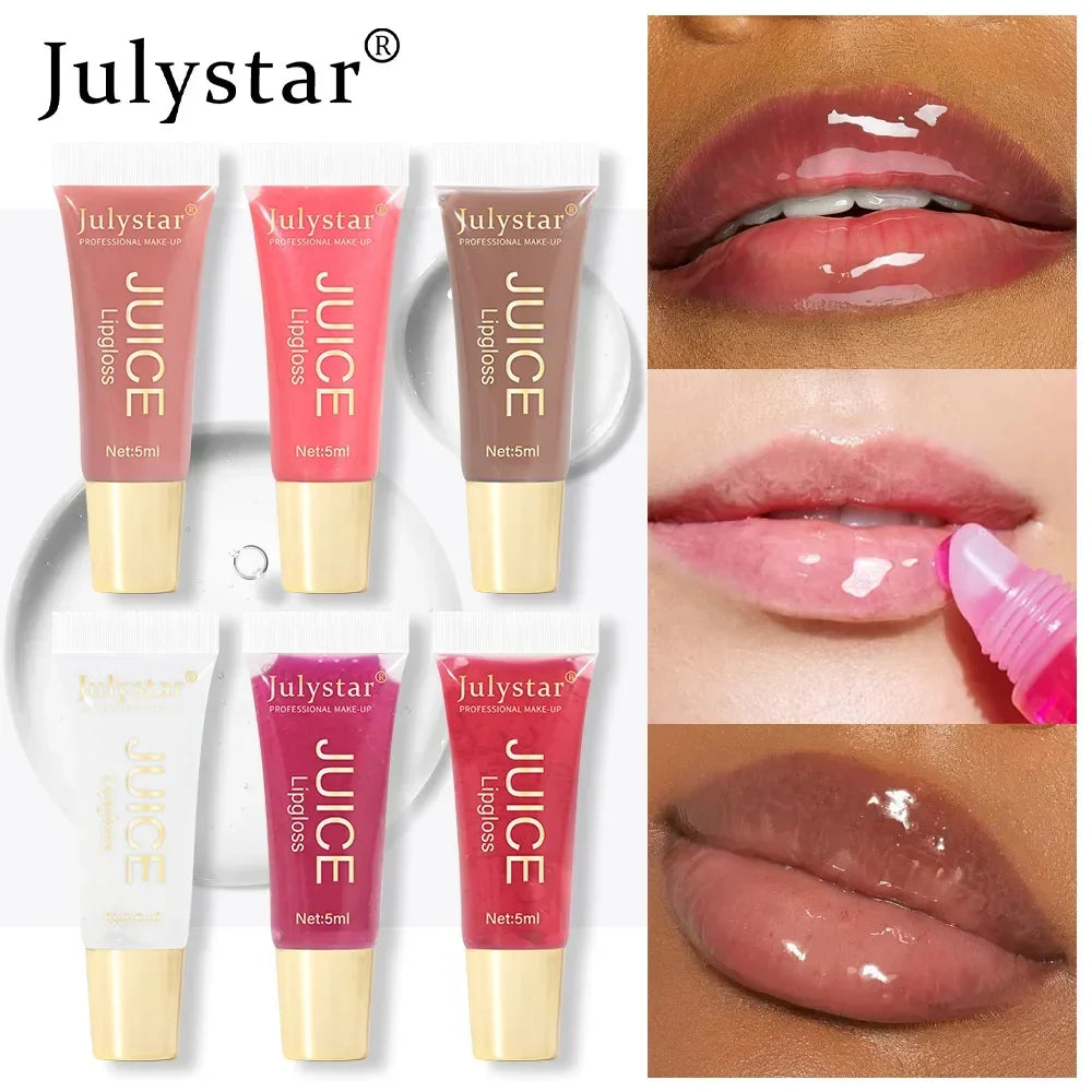 Nude Brown Plumping Lip Gloss – Moisturizing Fruit Lip Oil