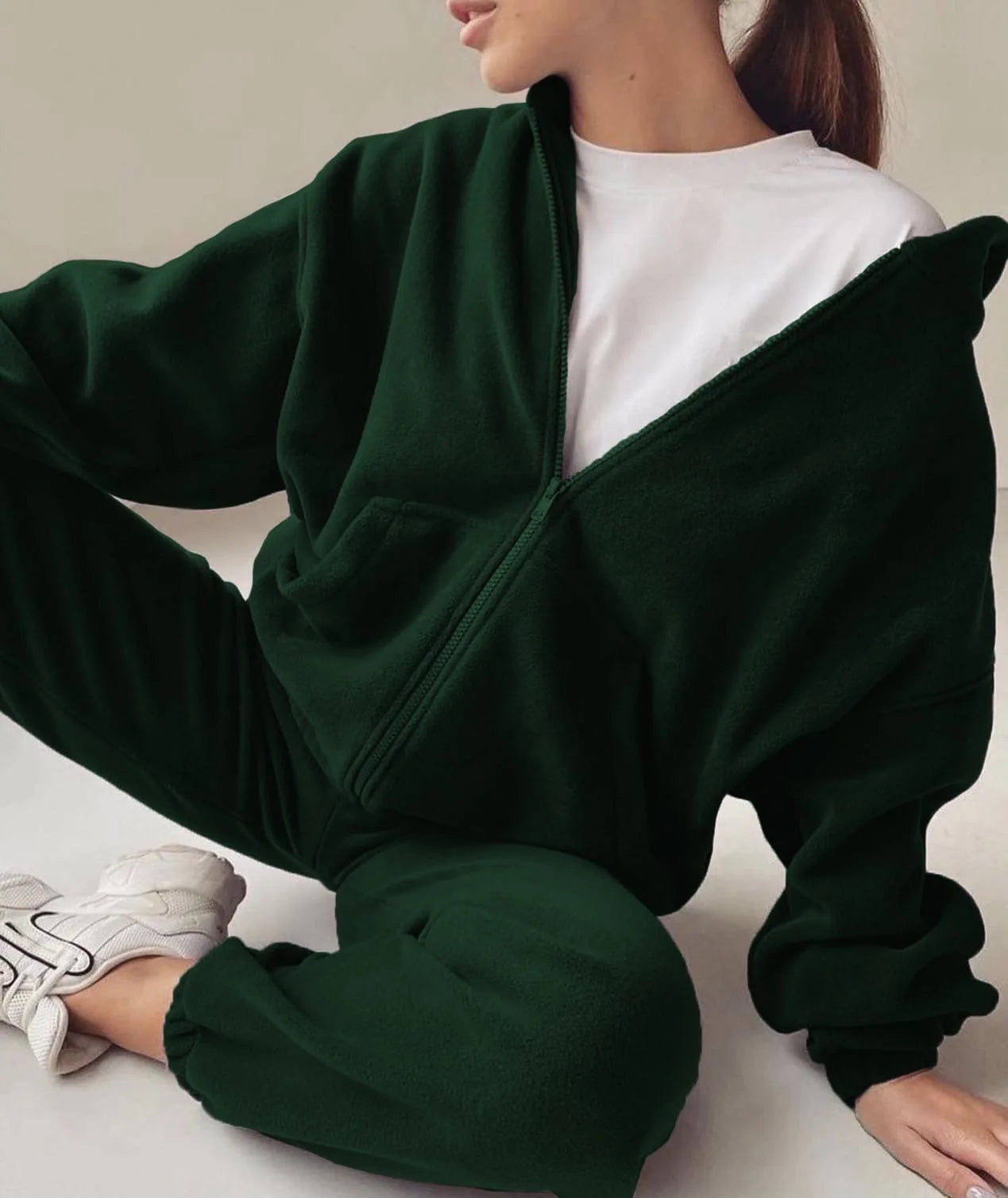 Women’s 2-Piece Loose Sports Sweater & Pants Set