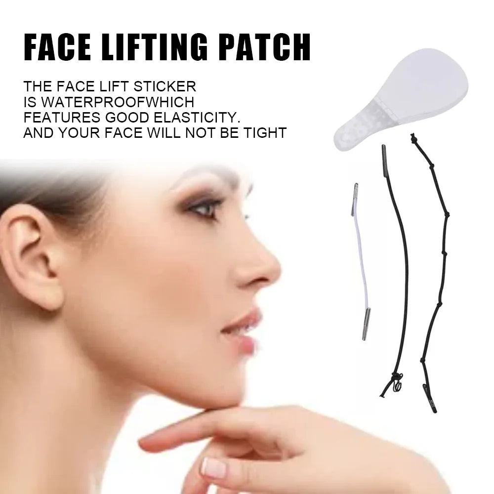40Pcs Face Lift Tape – Invisible Wrinkle & Chin Lifting Patches