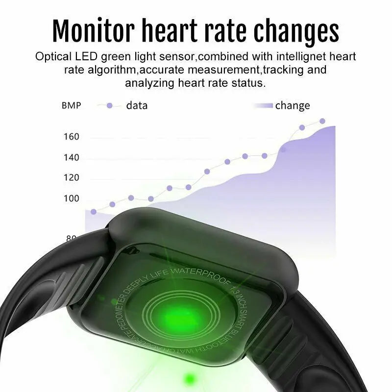 Y68 D20 Smart Watch – Phone, Music & Health Tracker for Men & Women