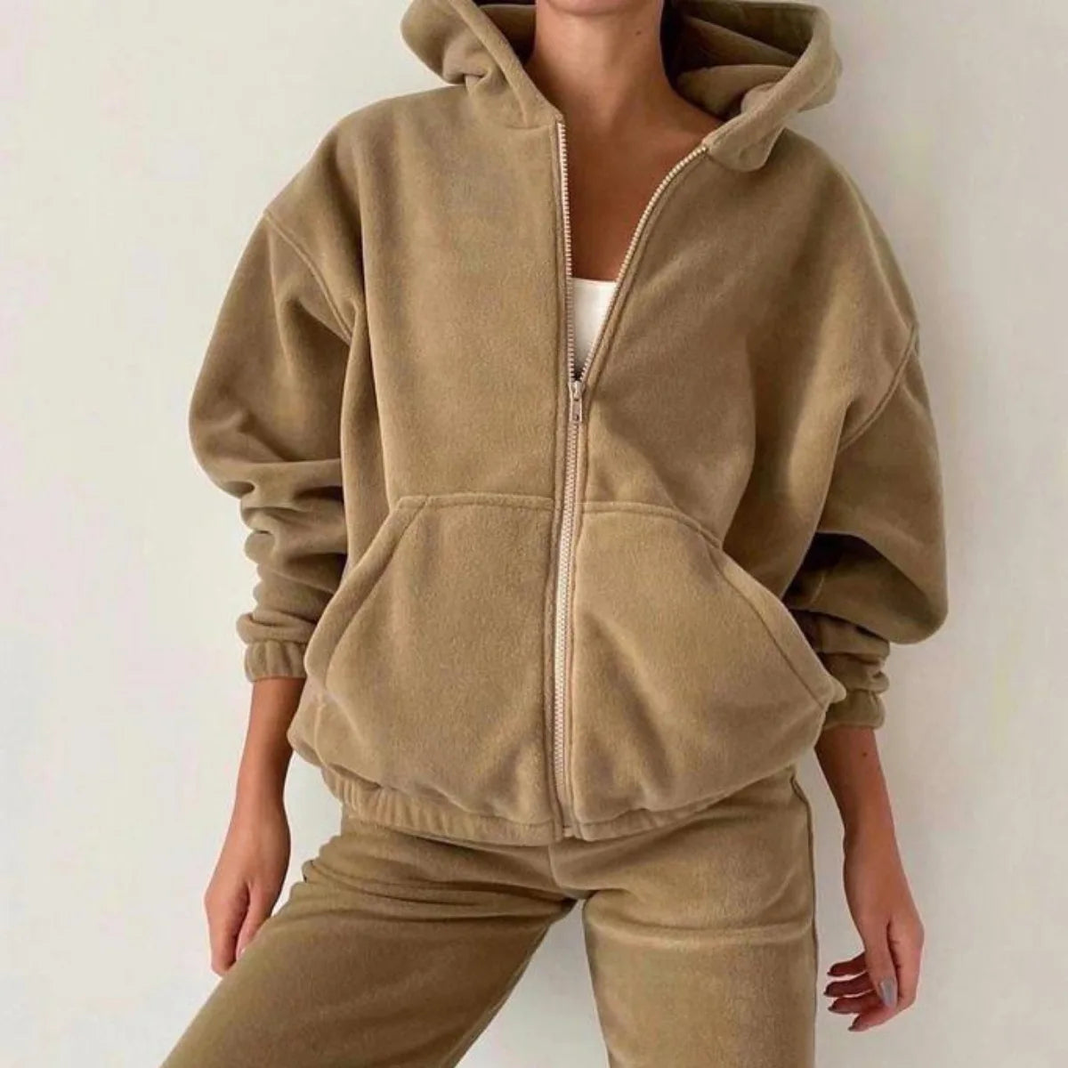 Women’s 2-Piece Loose Sports Sweater & Pants Set