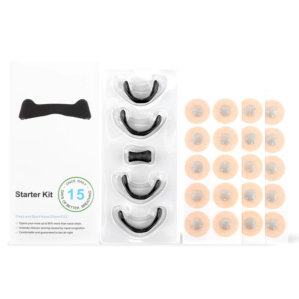 15 Pairs Magnetic Nasal Strips – Anti Snoring, Airflow Boost, Sleep Aid Breathing Dilators for Nighttime Use