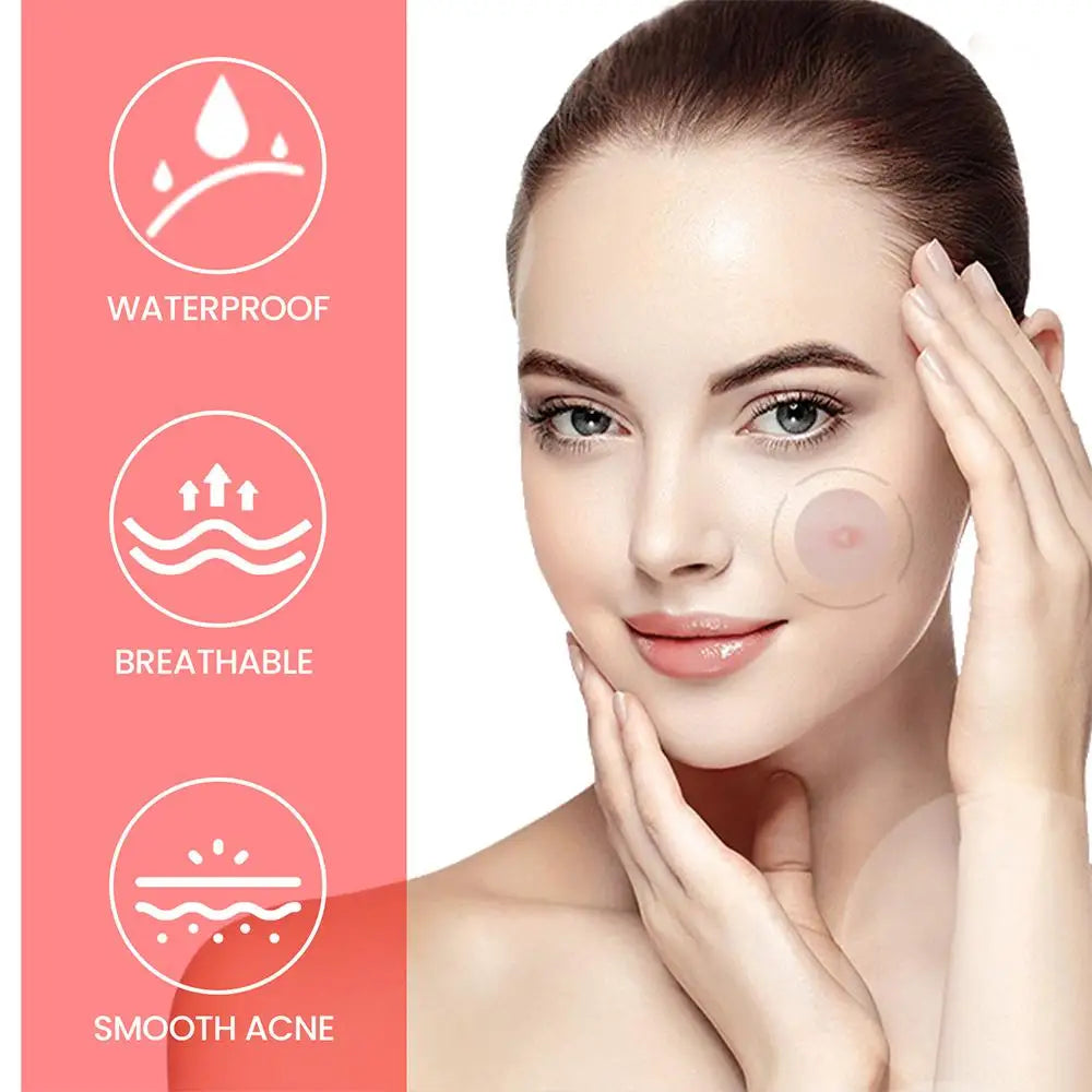 200pcs Colorful Cute Star & Heart Shaped Acne Treatment Stickers – Invisible Pimple Patches for Skincare