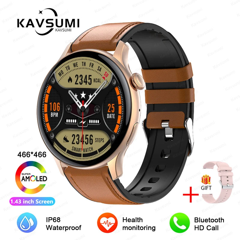 2024 NFC Smartwatch for Women – GPS, Voice & Health Tracker