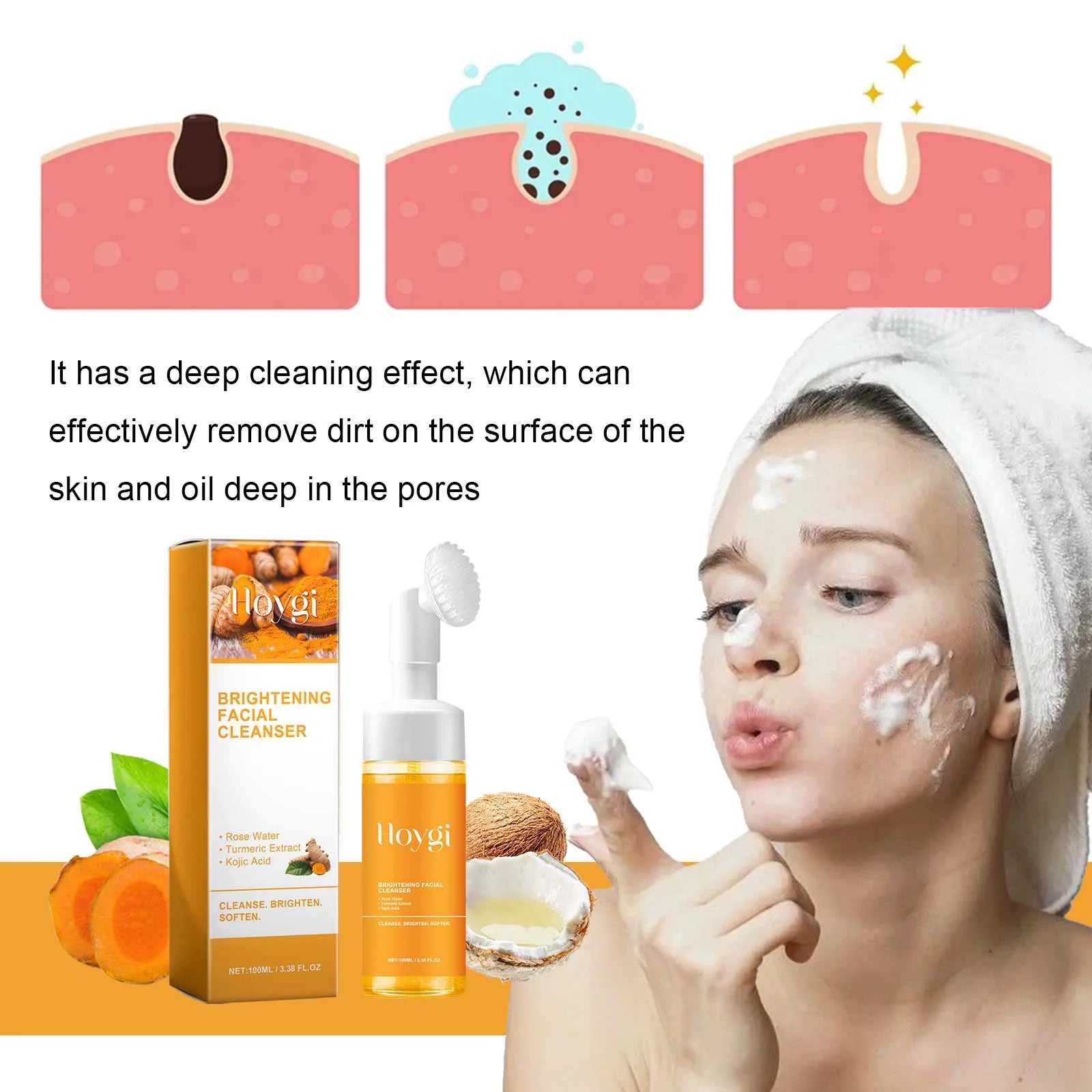 Turmeric Foam Face Cleanser