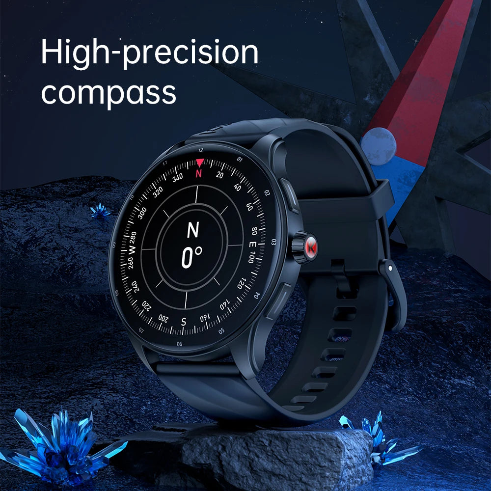 KUMI GW5 Pro Smartwatch – 1.43" AMOLED, Waterproof, Bluetooth Call