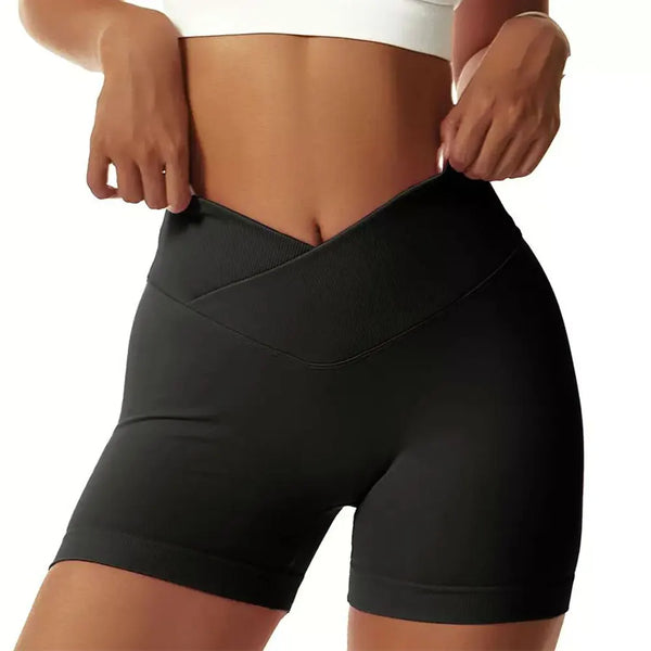 Women’s High-Waisted Tummy Control Workout Shorts