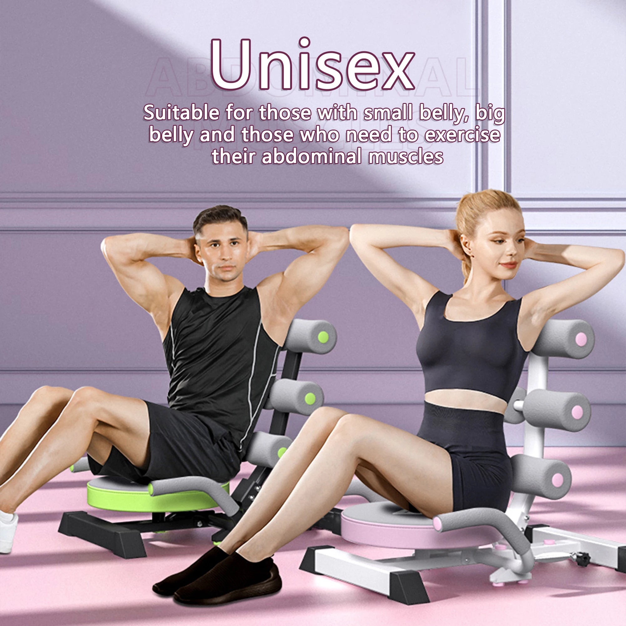 Ab Machine Sit-Up Bench – Portable Core Exerciser