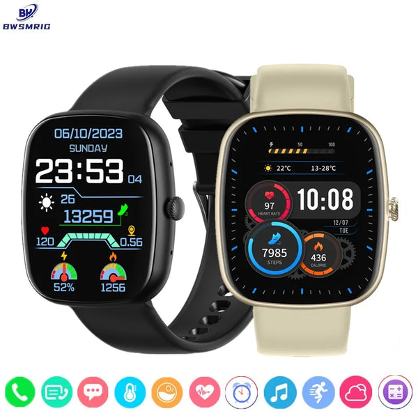 New Bluetooth Call Smartwatch – Blood Pressure & Fitness Tracker