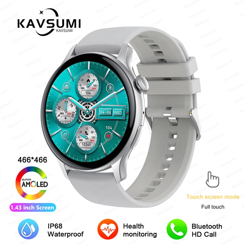 2024 NFC Smartwatch for Women – GPS, Voice & Health Tracker