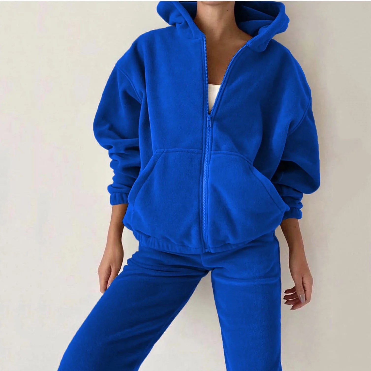 Women’s 2-Piece Loose Sports Sweater & Pants Set