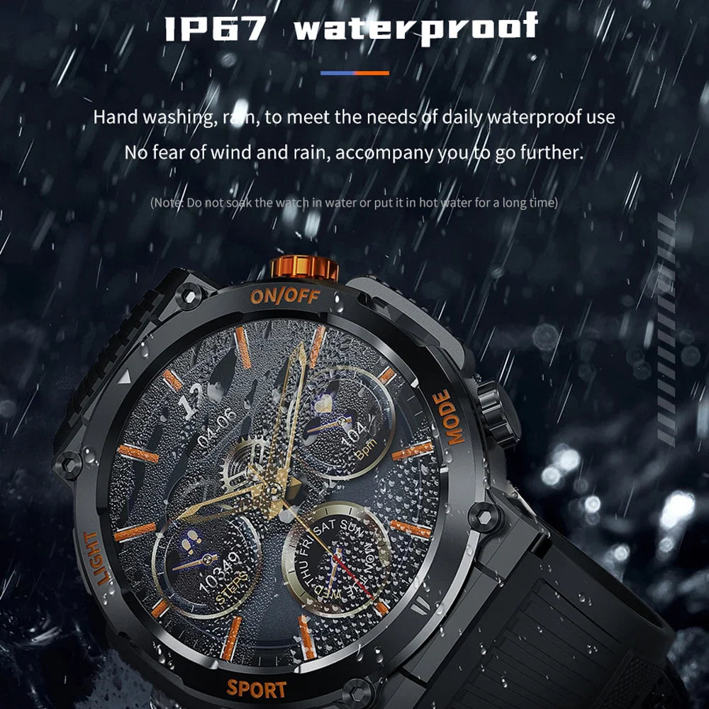 HT17 Smart Watch – Waterproof Sports Fitness Tracker with Compass