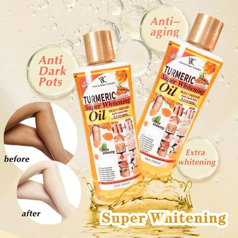 Turmeric Essential Oil Facial & Body Massage Oil – 200ml