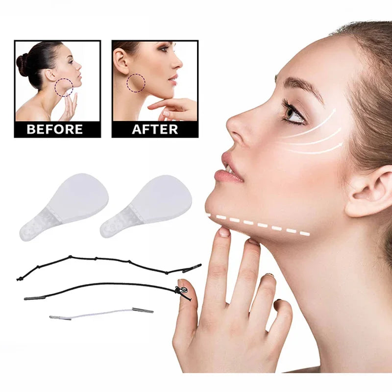 40Pcs Face Lift Tape – Invisible Wrinkle & Chin Lifting Patches