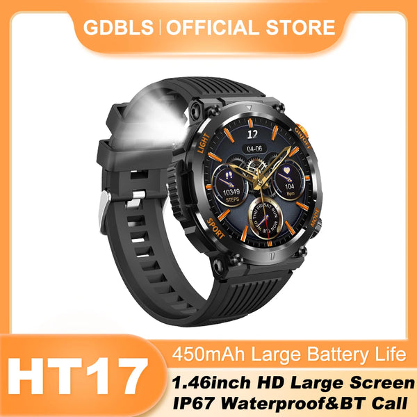 HT17 Smart Watch – Waterproof Sports Fitness Tracker with Compass