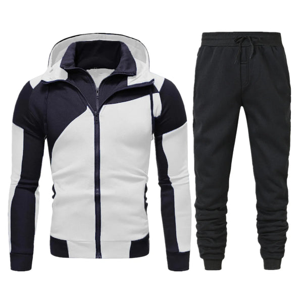 Men’s Spring Double Zipper Sweatpants Set