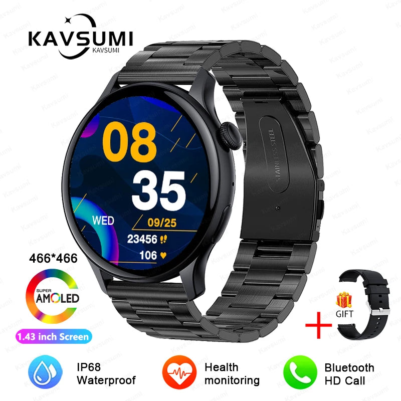 2024 NFC Smartwatch for Women – GPS, Voice & Health Tracker