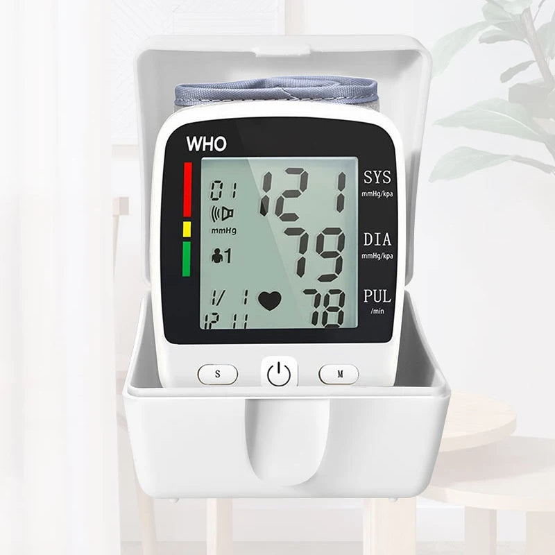 Digital Blood Pressure Monitor – Wrist Tensiometer Electronic Sphygmomanometer